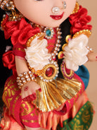 Decorated Cute Devi Bala TiripuraSundari Doll 8 inch-KEI29170