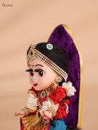 Decorated Cute Devi Bala TiripuraSundari Doll 8 inch-KEI29170