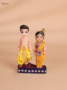 Iyer Couple - Golu Display Doll - 7 Inch-KEI29171