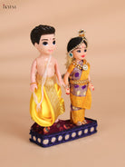 Iyer Couple - Golu Display Doll - 7 Inch-KEI29171