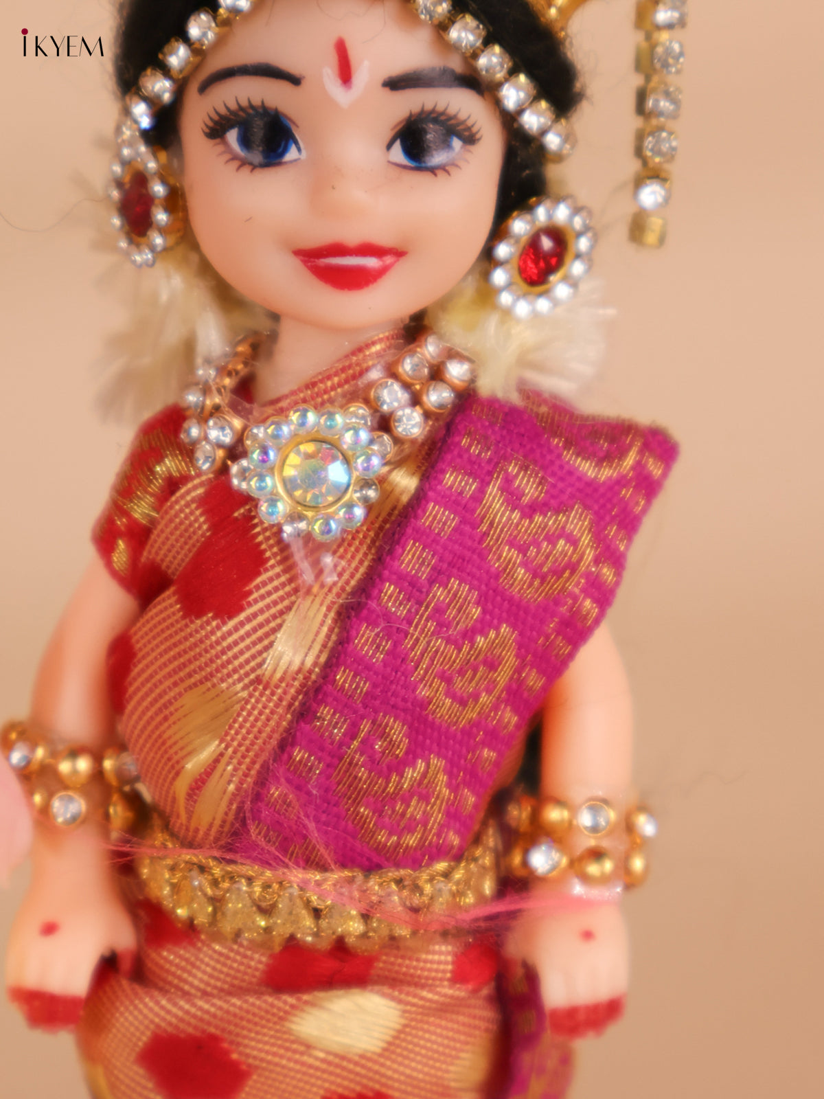 Iyer Couple - Golu Display Doll - 7 Inch-KEI29172