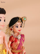 Iyer Couple - Golu Display Doll - 7 Inch-KEI29172