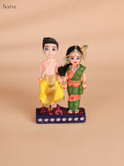 Iyer Couple - Golu Display Doll - 7 Inch-KEI29177