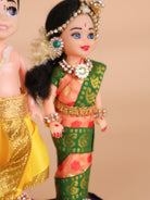 Iyer Couple - Golu Display Doll - 7 Inch-KEI29177