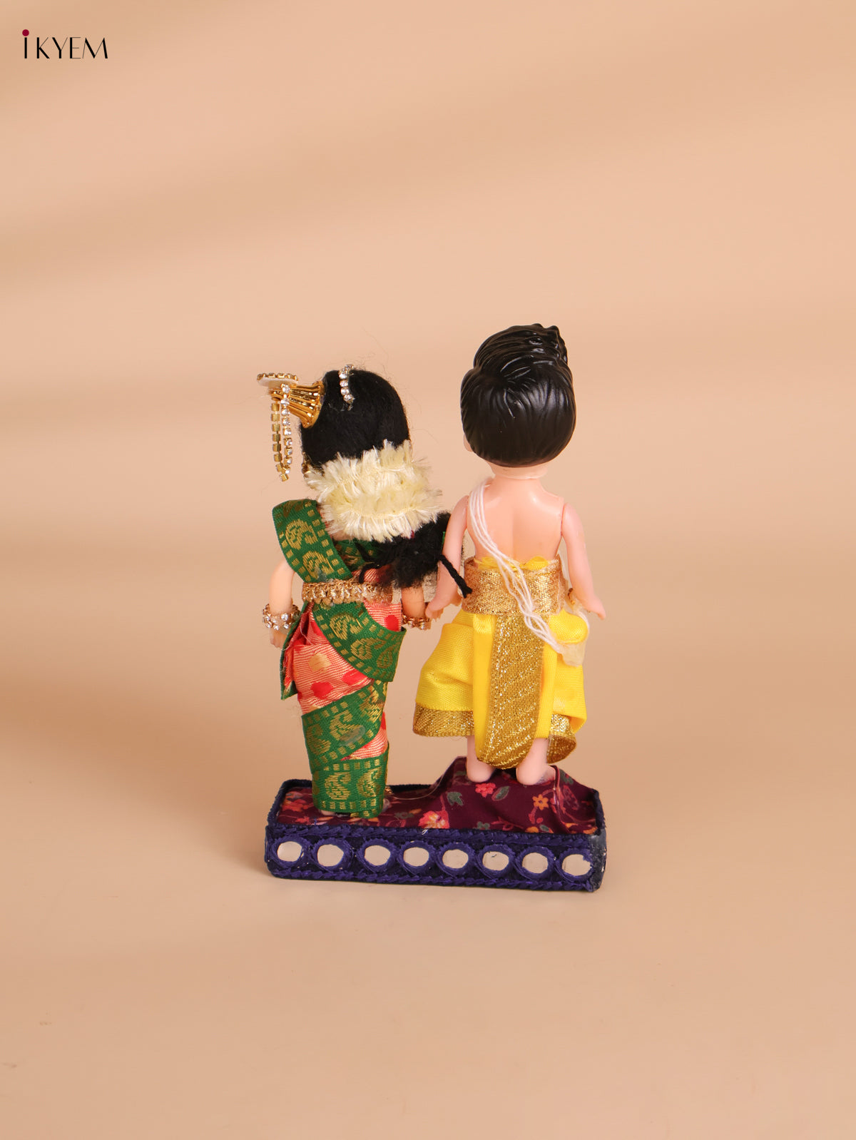 Iyer Couple - Golu Display Doll - 7 Inch-KEI29177