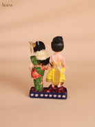 Iyer Couple - Golu Display Doll - 7 Inch-KEI29177