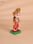 Decorated Krishna Doll-8 inch-KEI29197