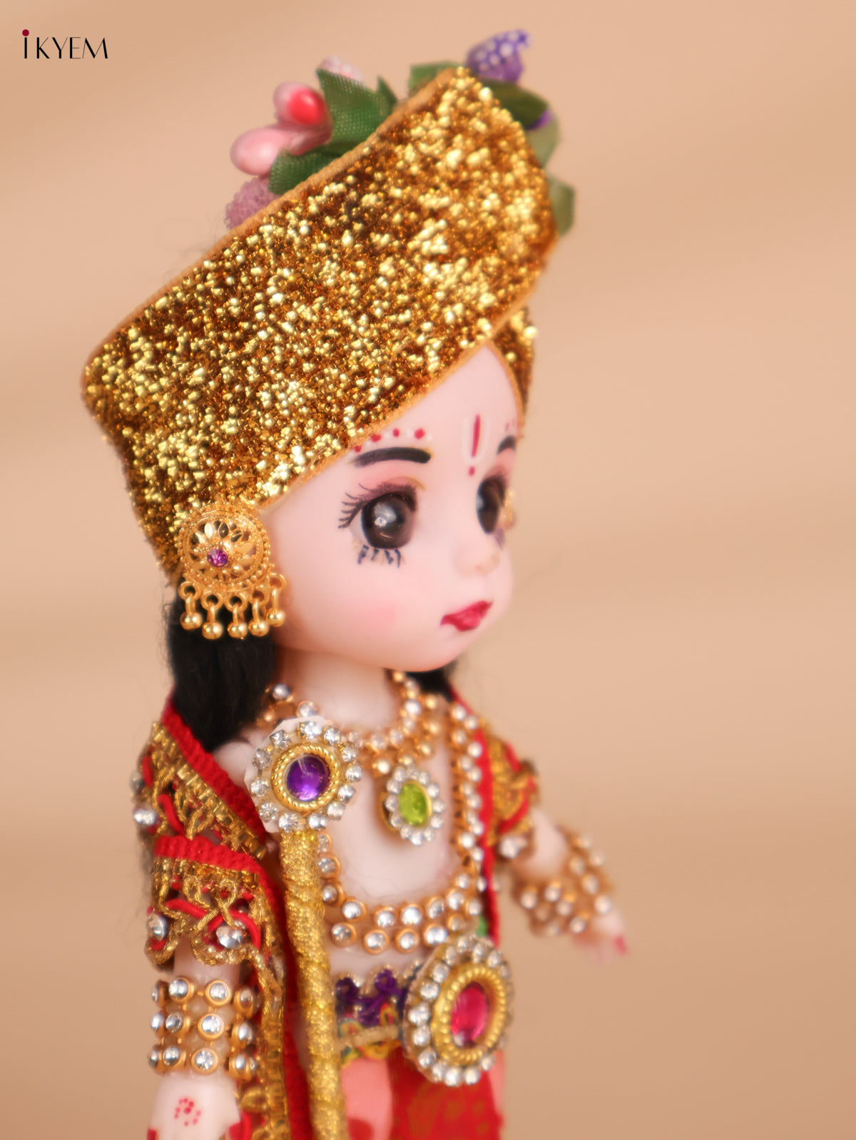 Decorated Krishna Doll-8 inch-KEI29197