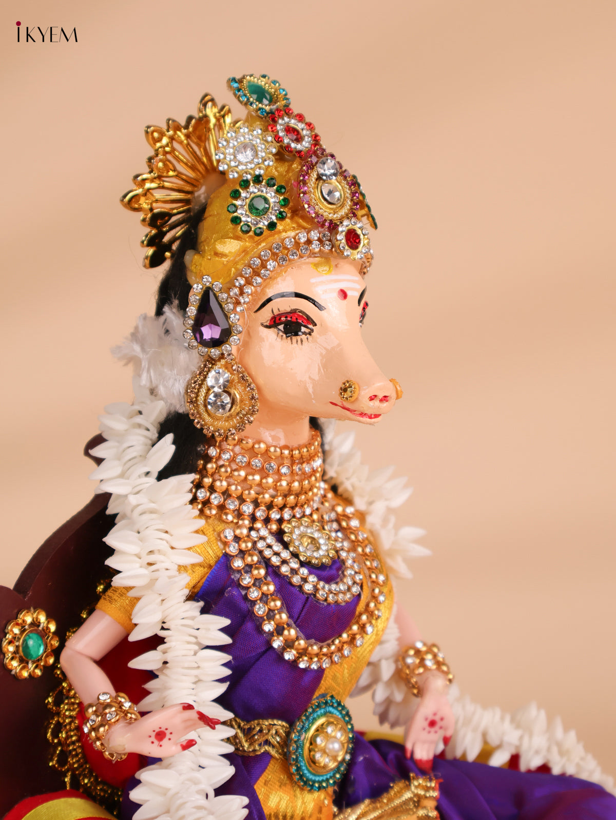 Decorated Varahi Doll-12 inch-KEI29202