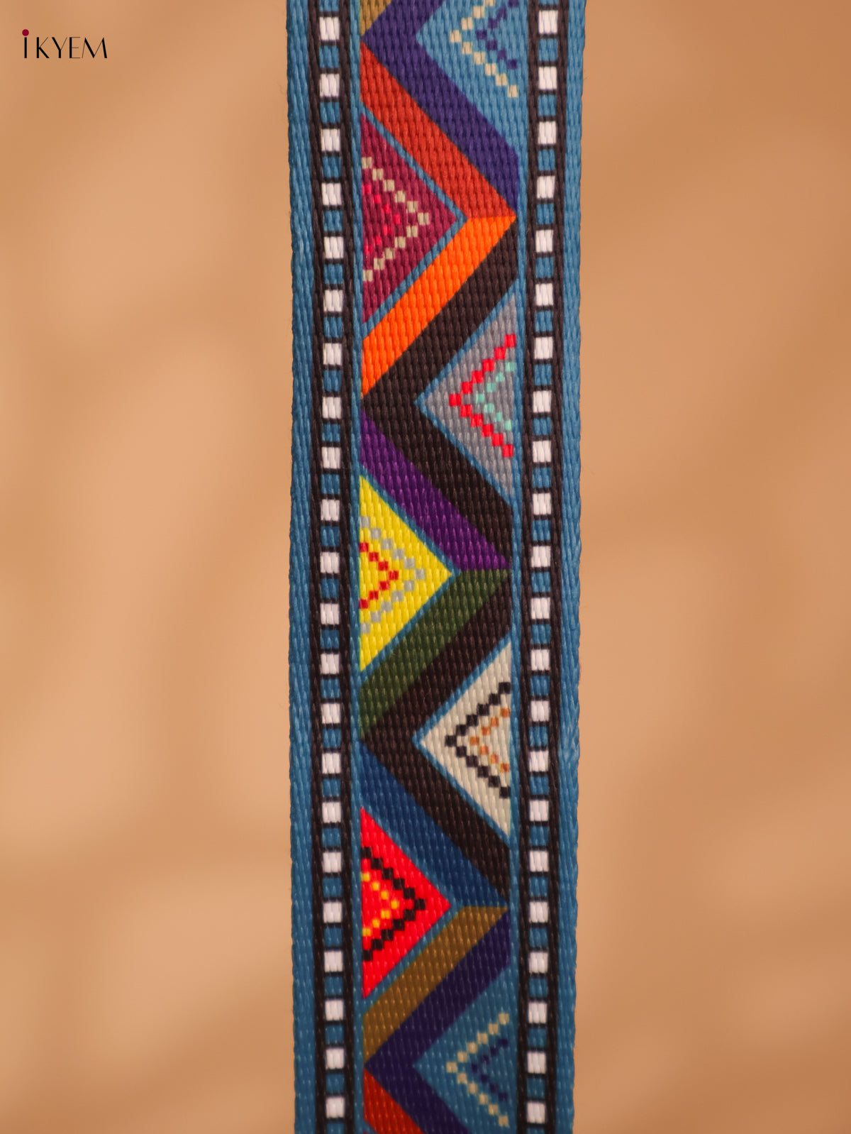 Printed sling bag - Blue