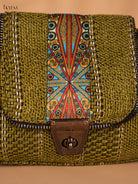 Printed sling bag - Green