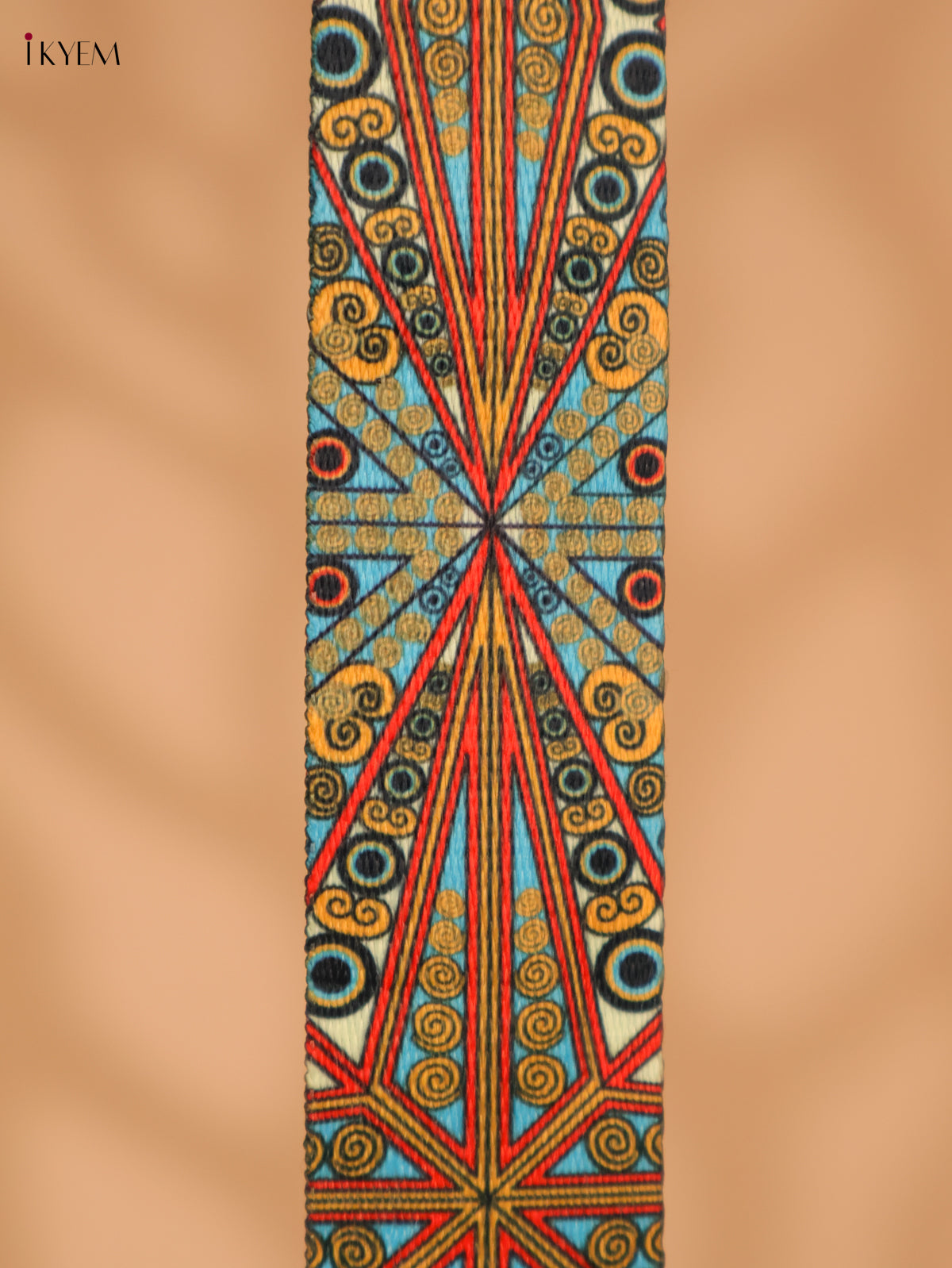 Printed sling bag -Brown