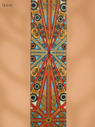 Printed sling bag -Brown