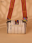 Printed sling bag - Cream