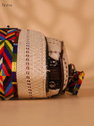 Printed sling bag - Cream