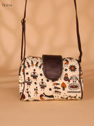 Printed warli design - Cream