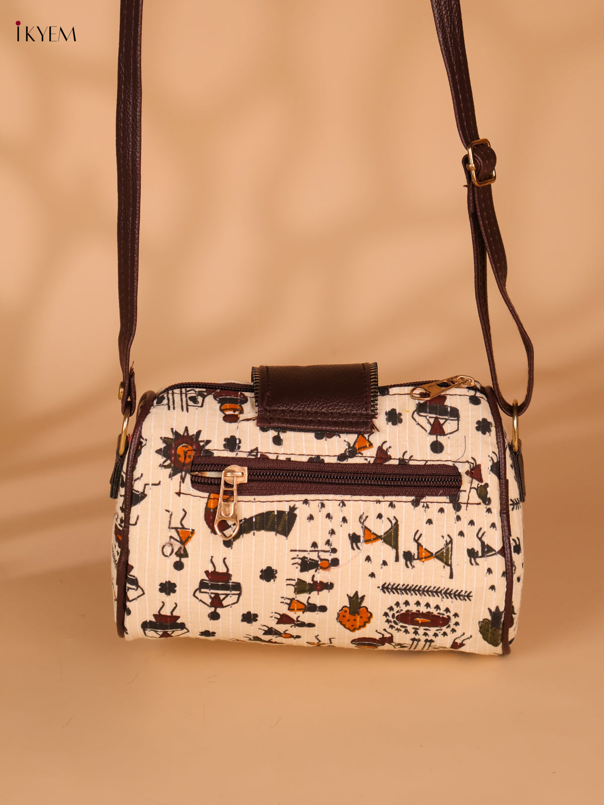 Printed warli design - Cream