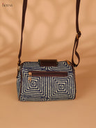 Printed Sling Bag -Blue
