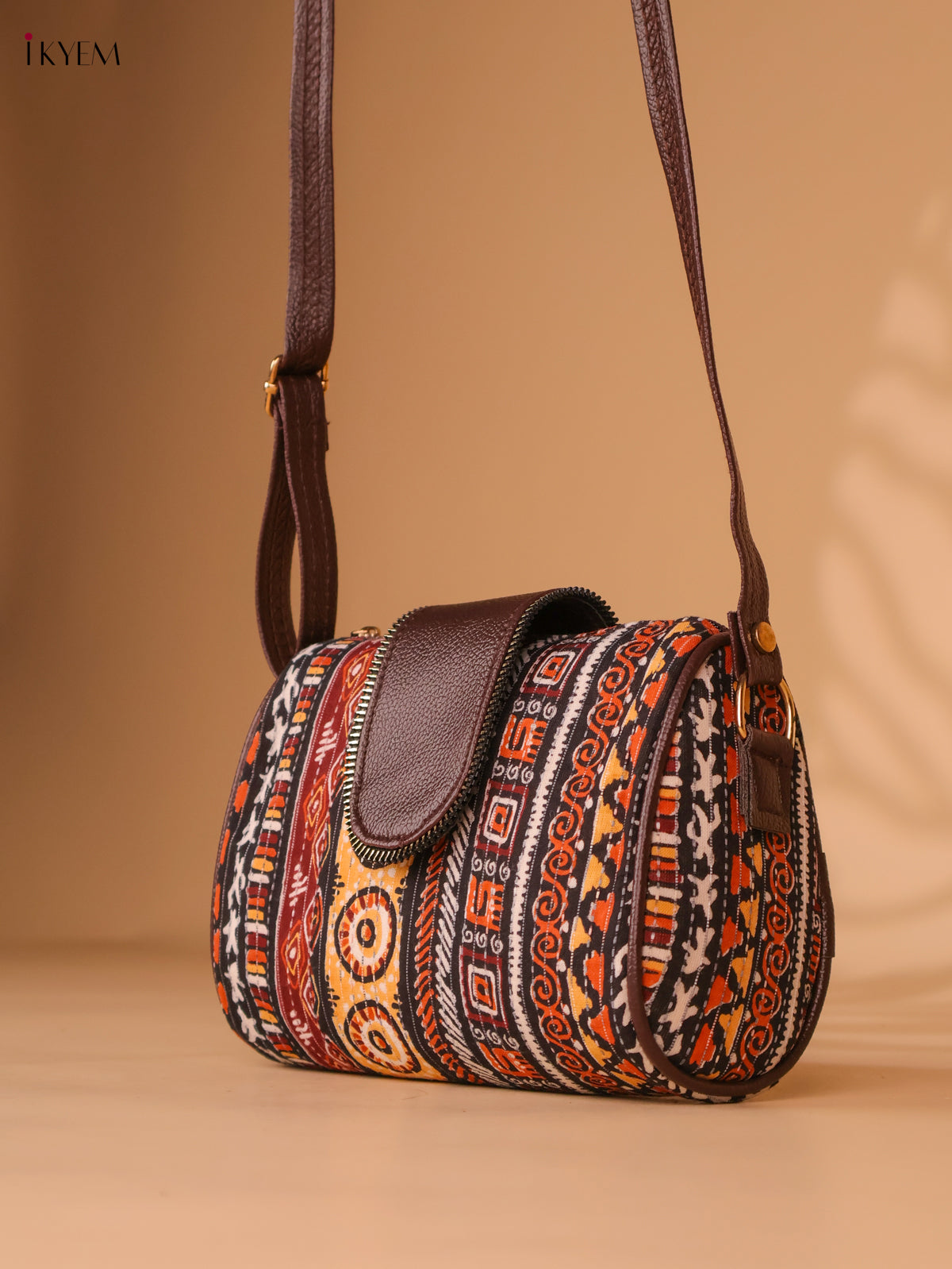 Printed Sling Bag -Multi colour