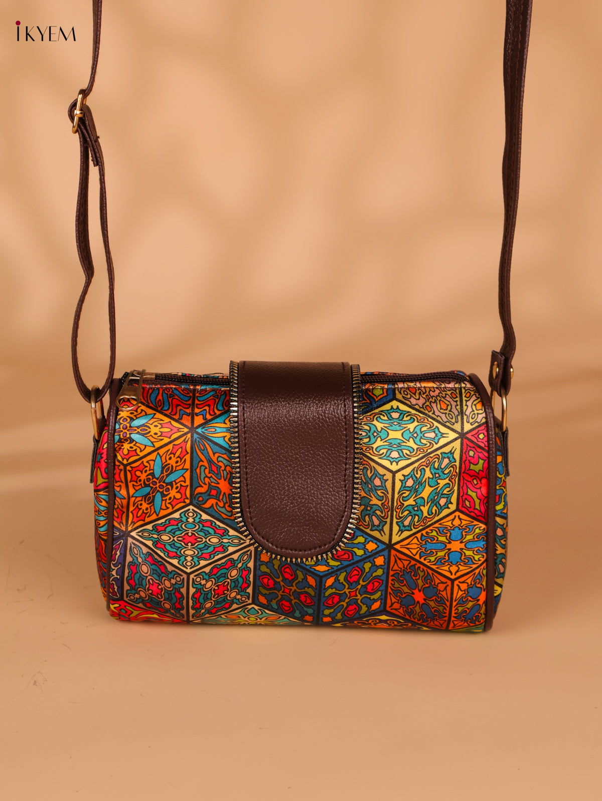 Printed Sling Bag -Multi colour
