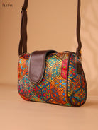 Printed Sling Bag -Multi colour