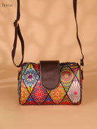 Printed Sling Bag -Multi colour