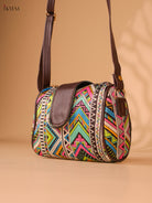 Printed Sling Bag -Multi colour