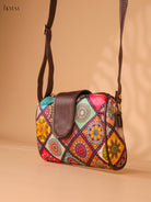 Printed Sling Bag -Multi colour