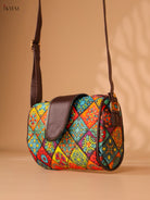 Printed Sling Bag -Multi colour