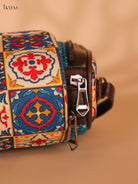 Printed Sling Bag-Blue colour