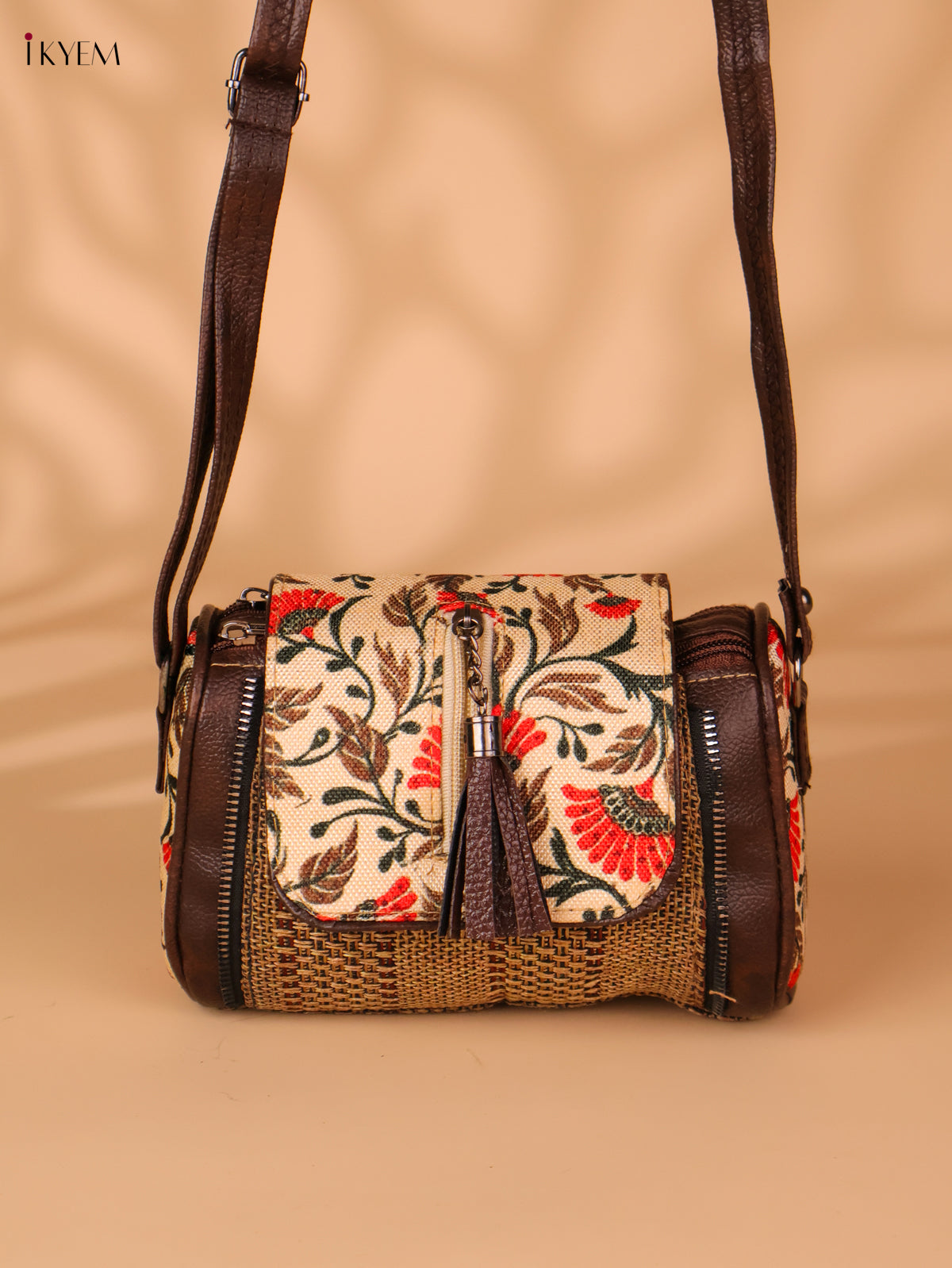 Printed Sling Bag-Sandal colour