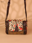 Printed Sling Bag-Sandal colour