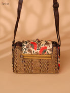 Printed Sling Bag-Sandal colour