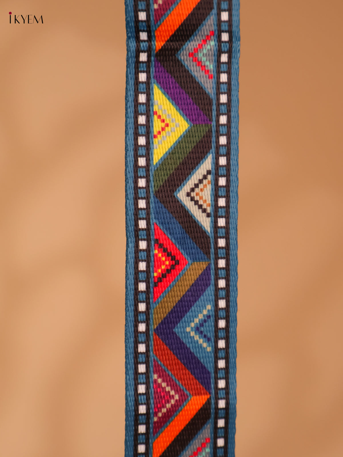 Printed sling bag - Blue