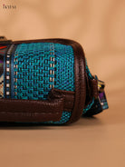 Printed sling bag - Blue