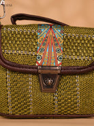 Printed sling bag - Green