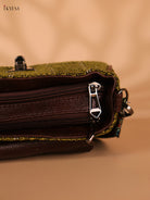 Printed sling bag - Green