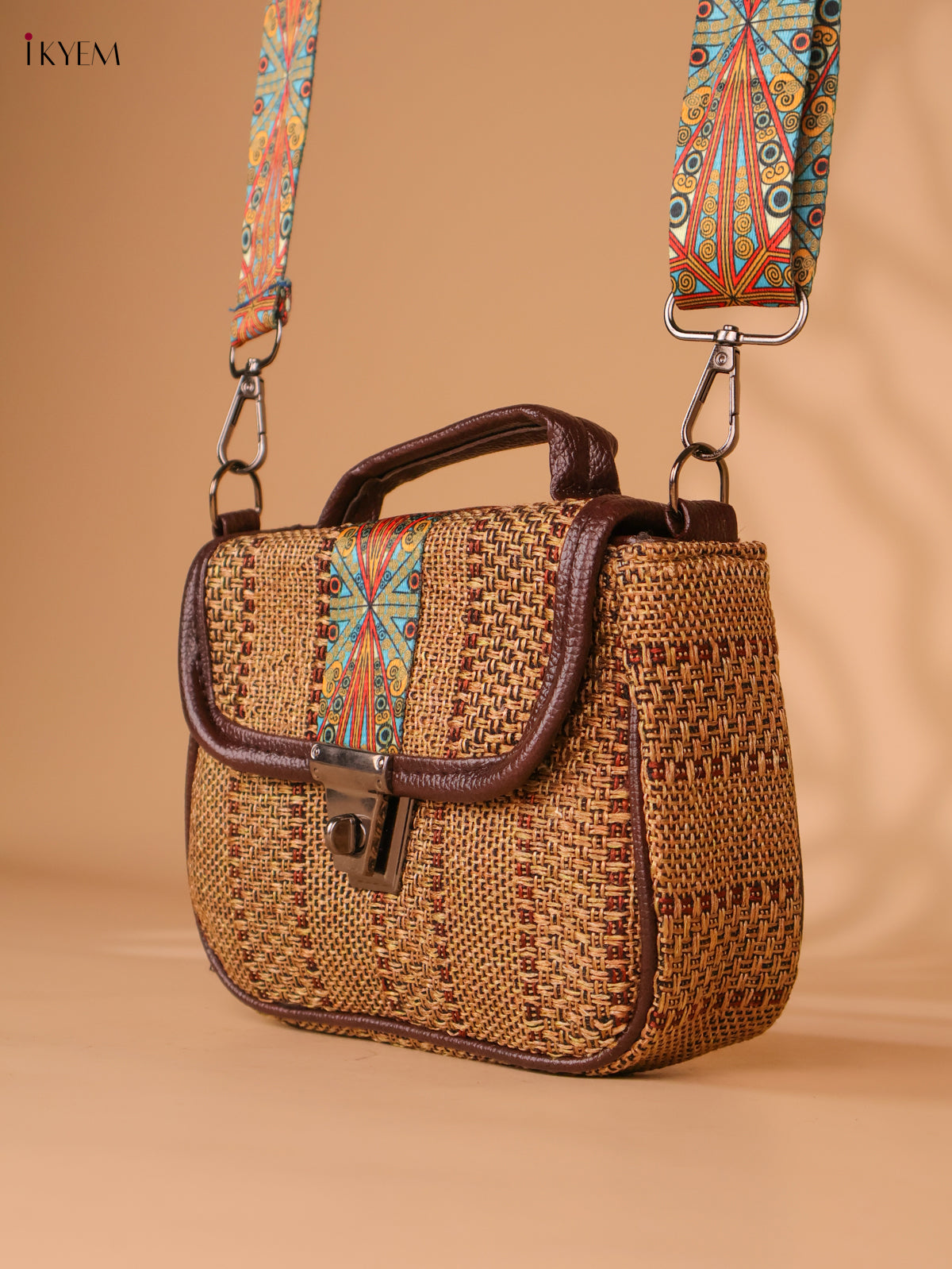 Printed sling bag - Sandal