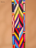Printed sling bag - Maroon & multicolour