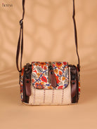 Printed sling bag - Cream