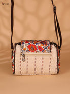 Printed sling bag - Cream
