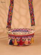 Printed sling bag - Multicolour-Medium