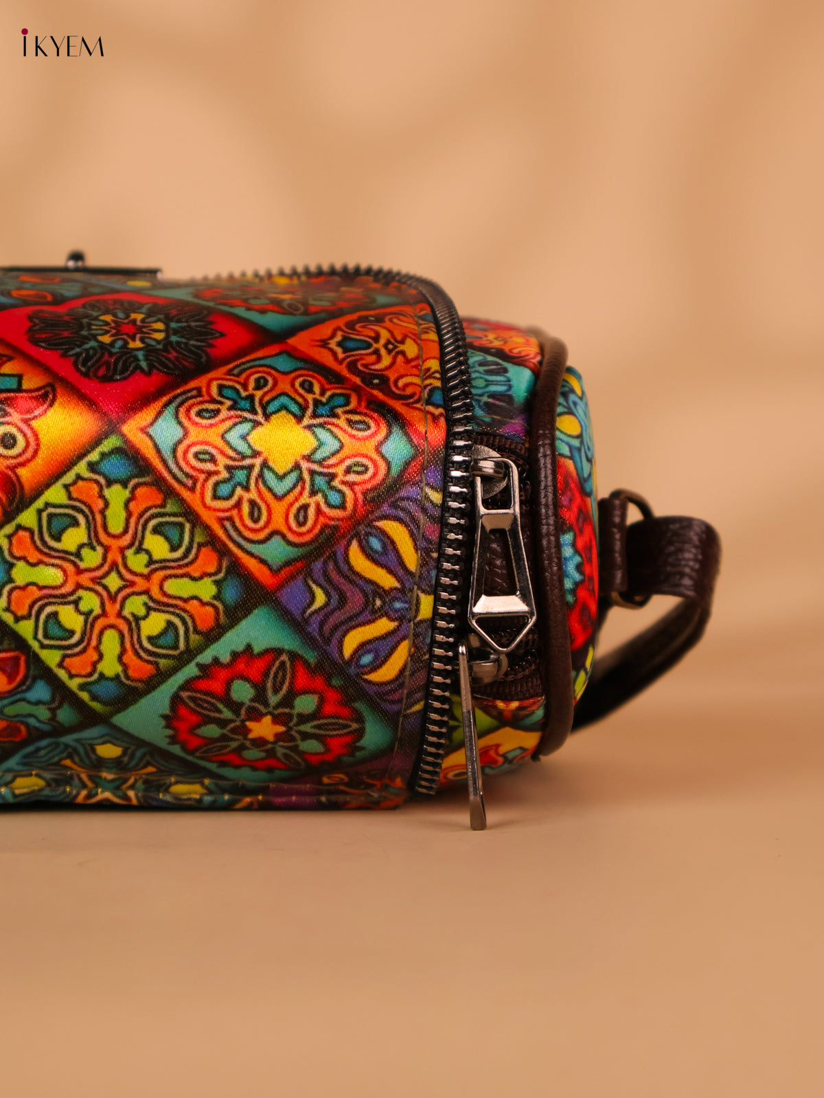 Printed cotton Sling Bag – Multicolour