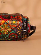 Printed cotton Sling Bag – Multicolour