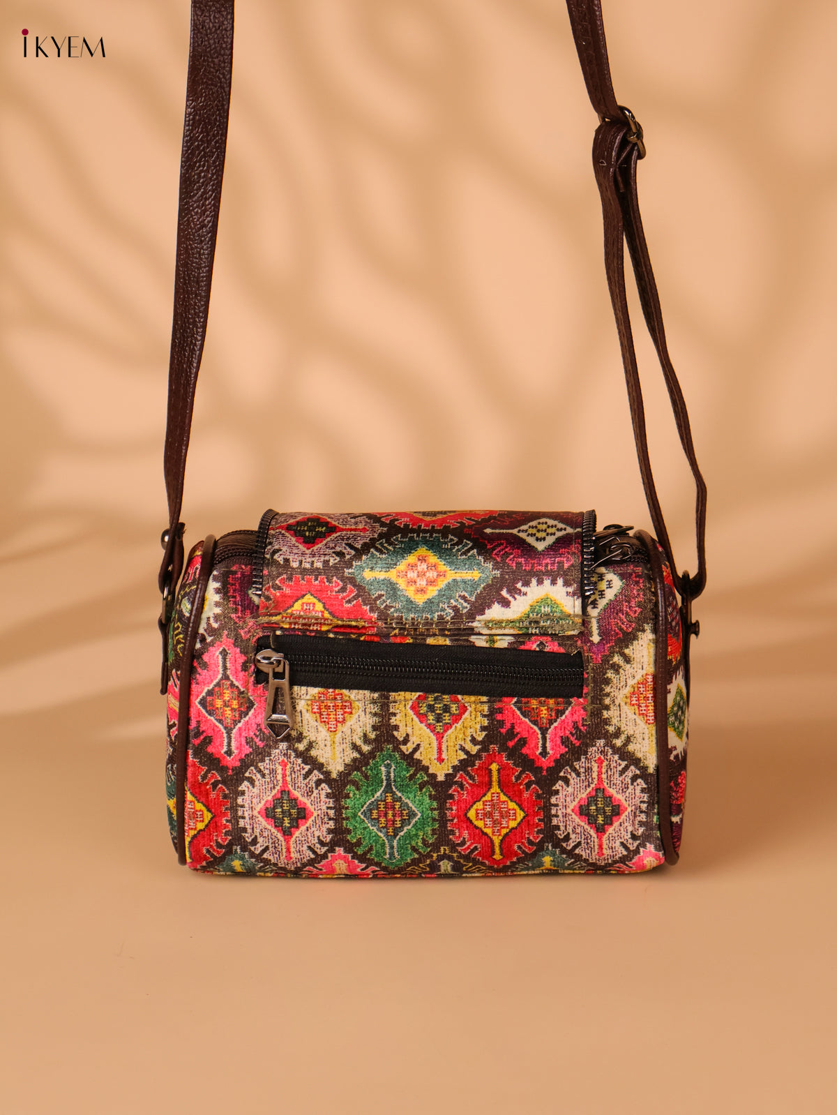 Printed cotton Sling Bag – Multicolour