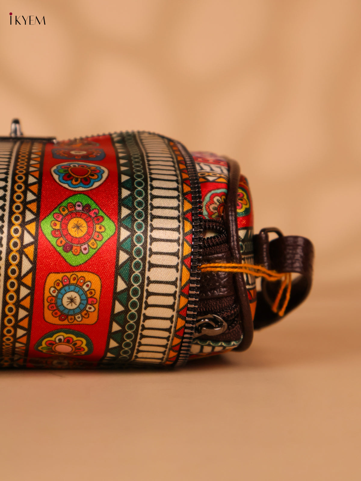 Printed cotton Sling Bag – Multicolour