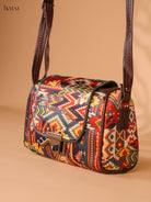 Printed cotton Sling Bag – Multicolour