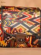 Printed cotton Sling Bag – Multicolour