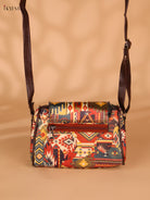 Printed cotton Sling Bag – Multicolour