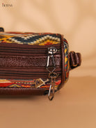 Printed cotton Sling Bag – Multicolour